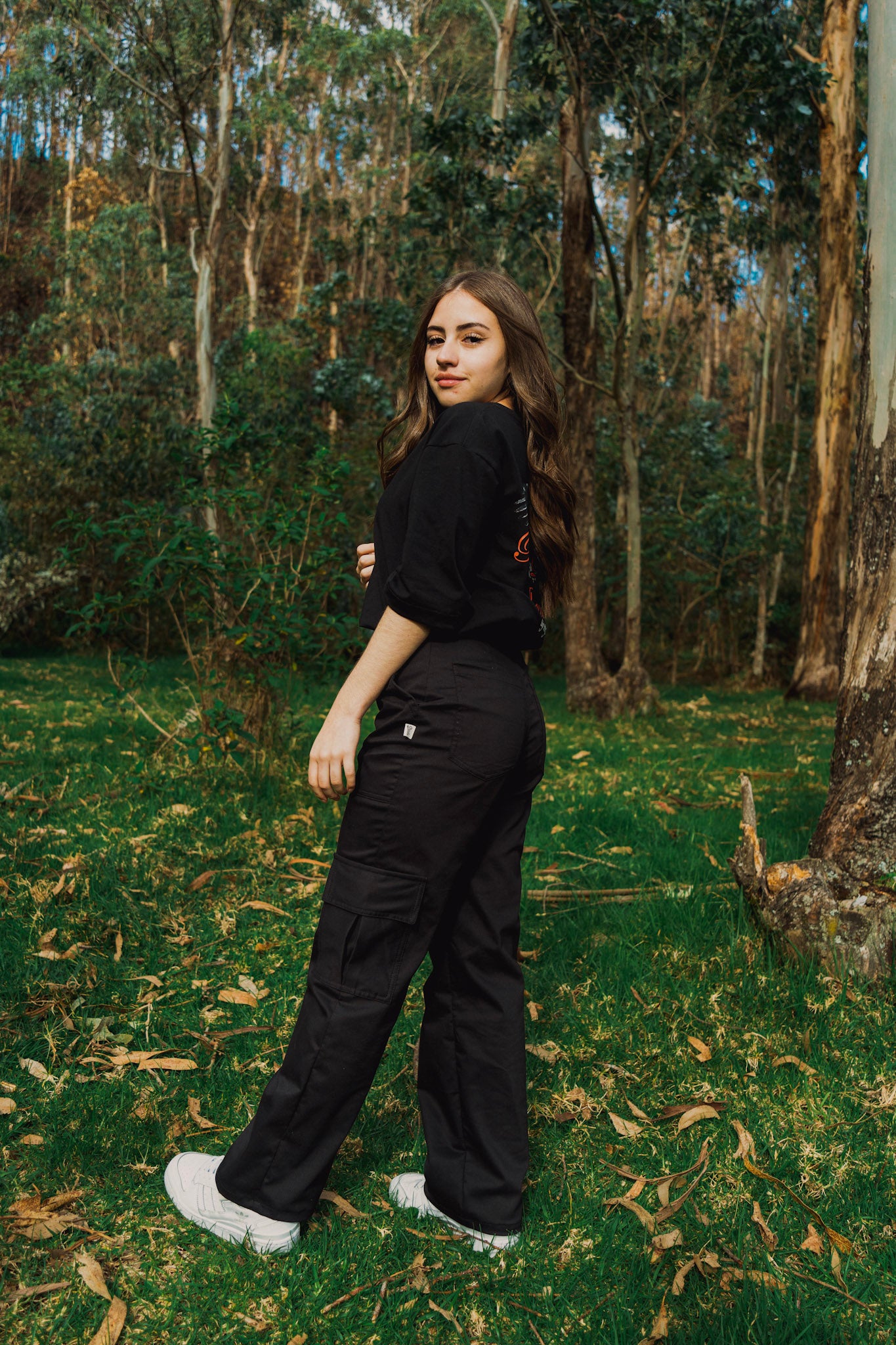 ONLY BLACK Cargo Ajustable - Negro
