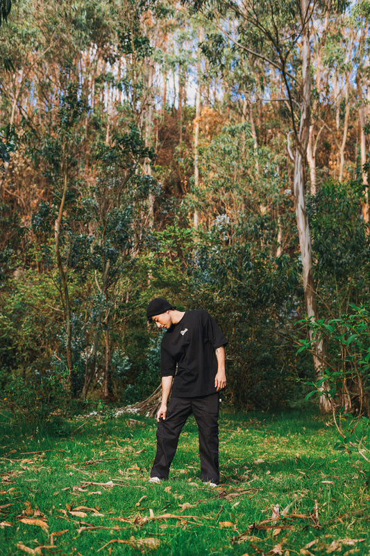 ONLY BLACK Cargo Ajustable - Negro