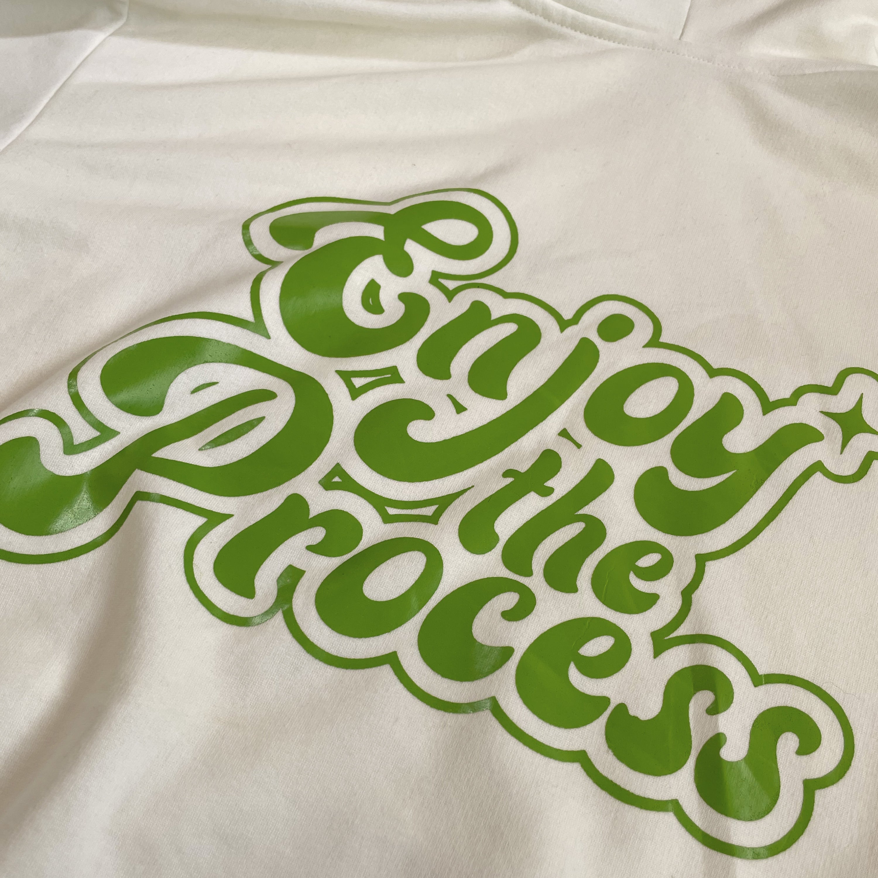 ENJOY Hoodie - Blanco Crema