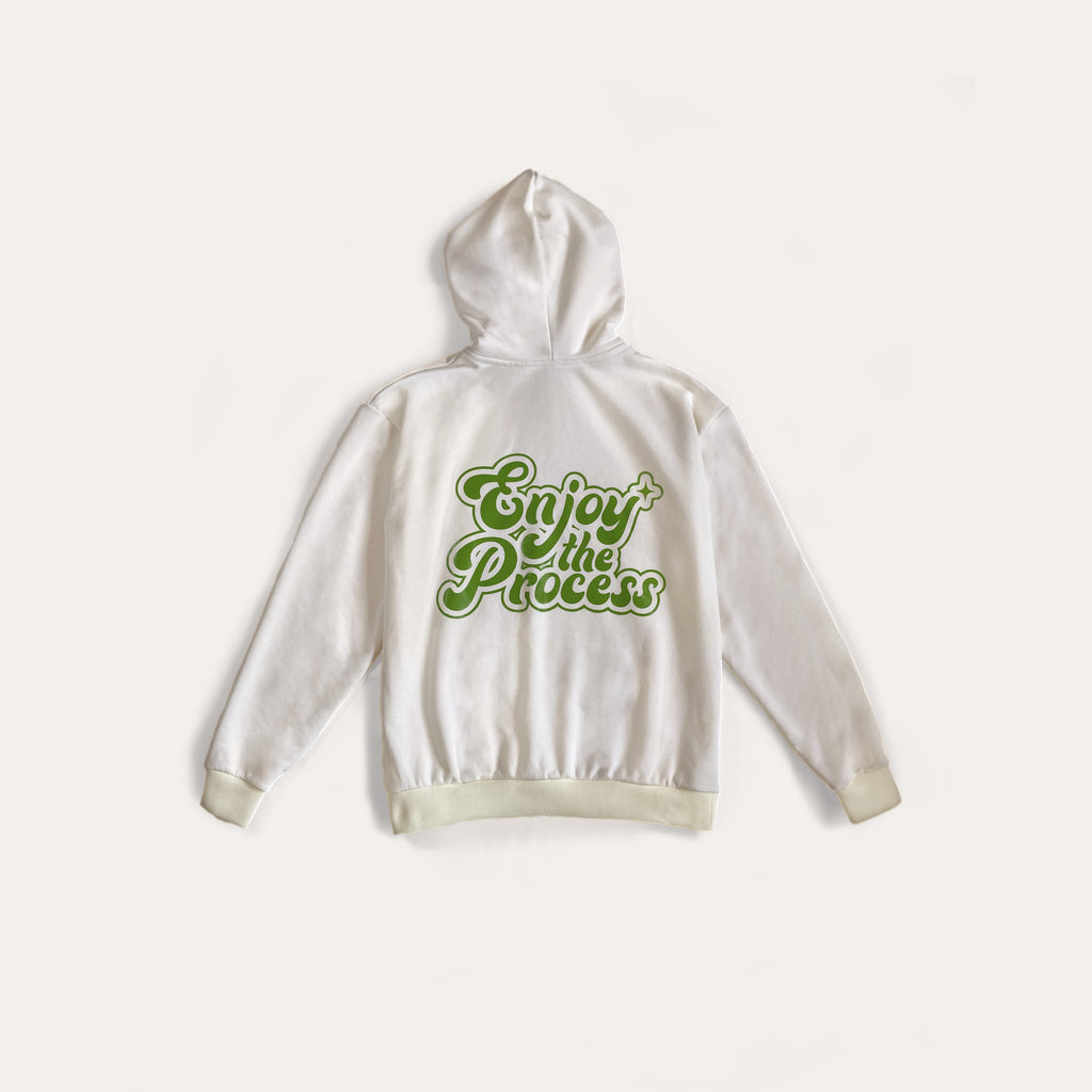 ENJOY Hoodie - Blanco Crema